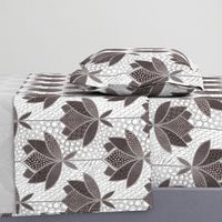 Japanese lotus - grey - large