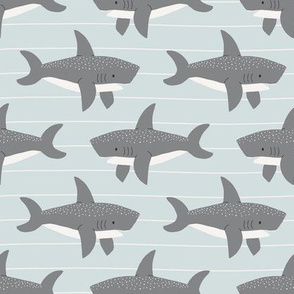 Baby Shark Fabric, Wallpaper and Home Decor | Spoonflower