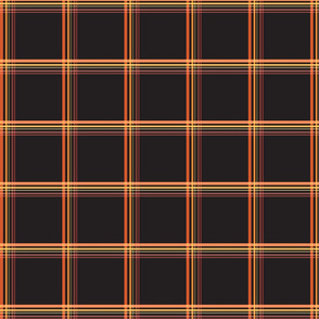 Fall Autumn Plaid - Black