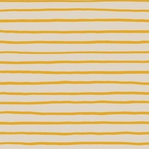 hand drawn ochre yellow stripes
