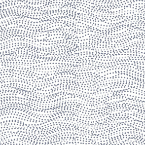 Blue dots wave - large