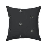 marijuana pattern black - small