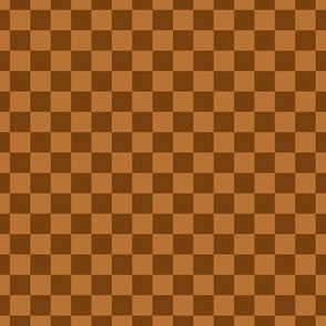 Checker Pattern - Sepia and Copper