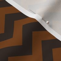 Chevron Pattern - Sepia and Dark Cocoa