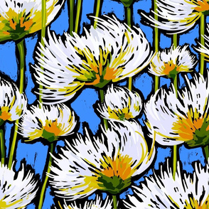 Cotton Grass Field | Ode to Van Gogh