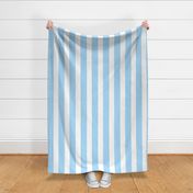 3" baby blue cabana stripe