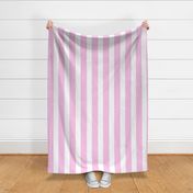 3" baby pink cabana stripe