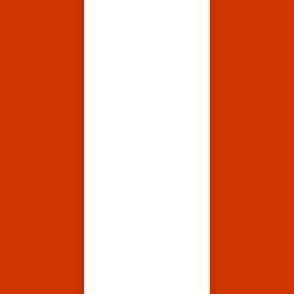 3" orange cabana stripe