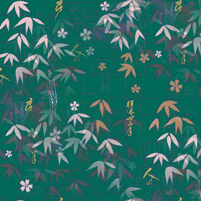 Japandi Zen Leaves