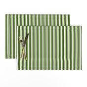 Black, White and Bright Stripes (#1) - Narrow Black Ribbons with Pretty Pale Green and White