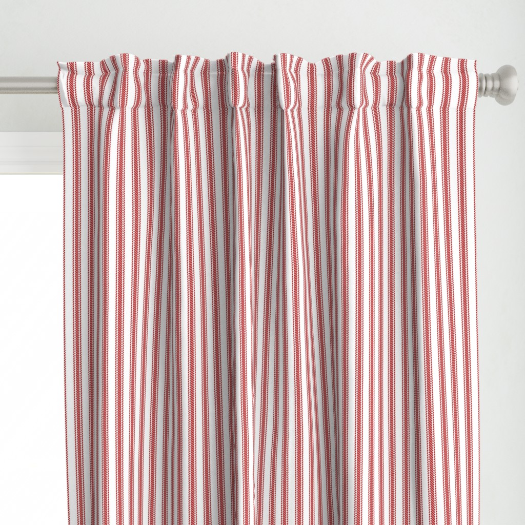 Country Red Stripe Ticking