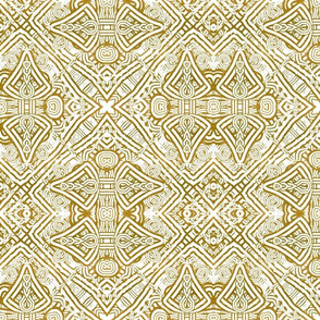 Elegant Bright Gold Tribal Cloth