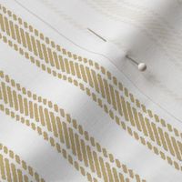 Gold Stripe Ticking