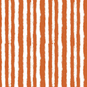 Orange Messy Stripes