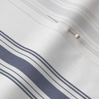 French Blue Stripe Mattress Ticking