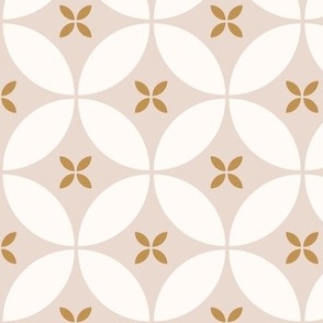 minimal moroccan tiles blush and gold