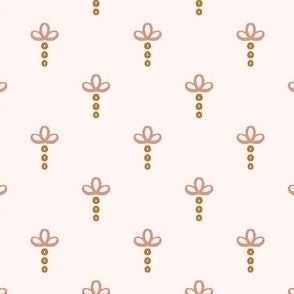 modern abstract boho pink gold and cream