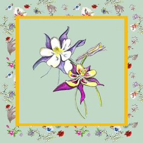 Dainty Delights Hand Drawn Pansies