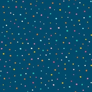 Summer Beach Confetti-Navy Blue
