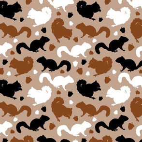 Squirrels in Brown - Large Scale