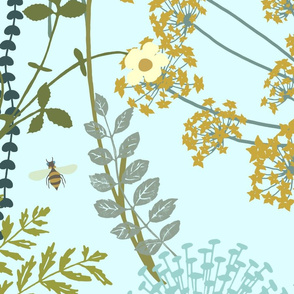 The scent of wild grasses  (light blue) Jumbo