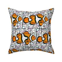 Mosaic Clownfish with Marble