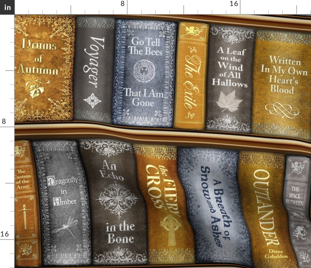 Scottish Bookshelf - Grays Golds