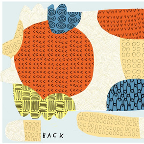 calico cat plushie pattern back