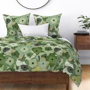 Feminist Green Floral Camouflage