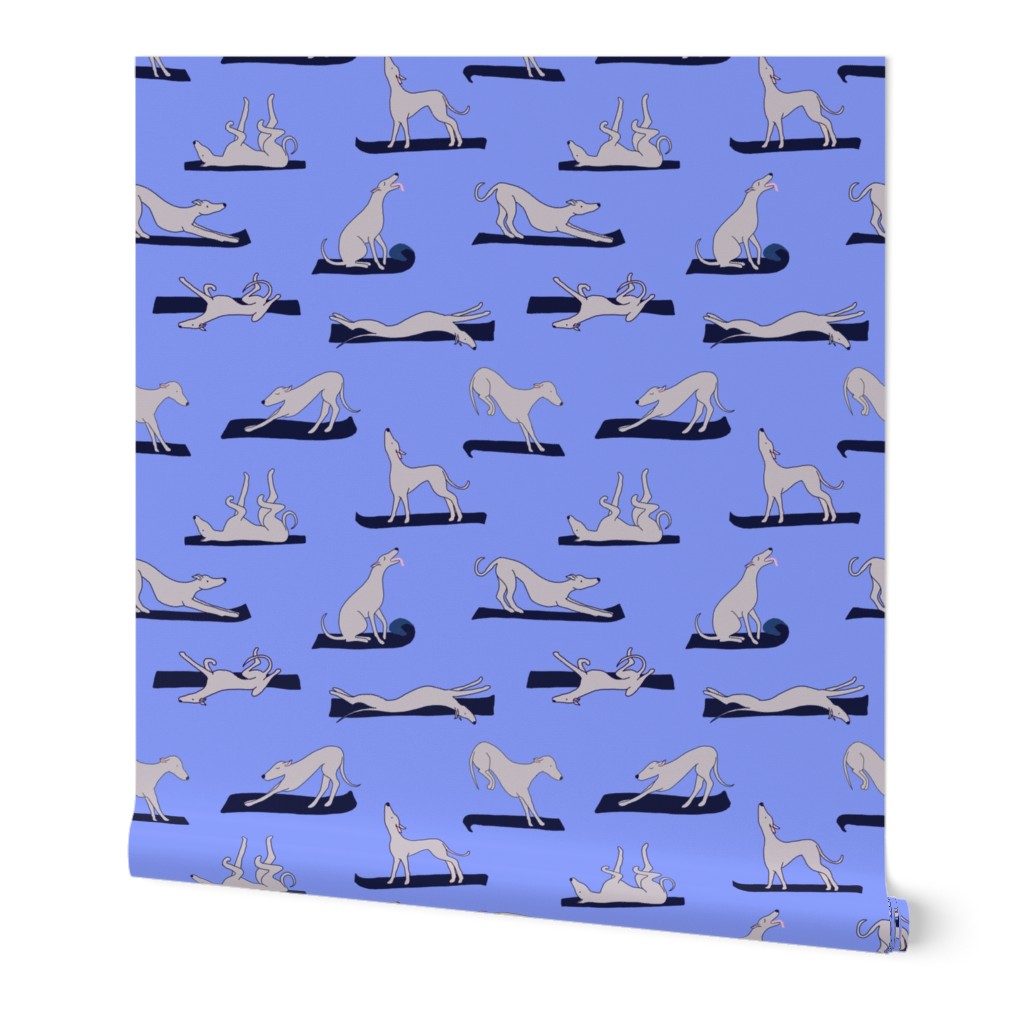 Doggy Yoga, blue