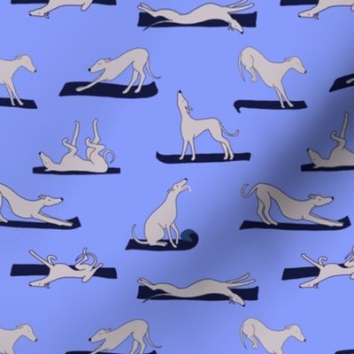 Doggy Yoga, blue