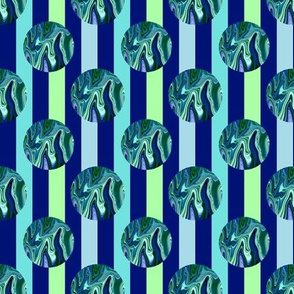 Polka Dot Dandies in a Medley of Blue and Green
