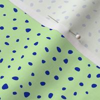 Neon little cheetah spots and speckles panther animal skin abstract minimal pop art dots retro print  lime green yellow eclectic blue