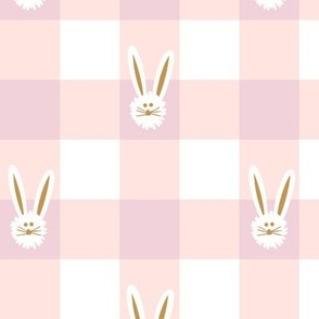 Bunny pink gingham