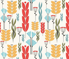 Herbs and Grasses Midcentury Mood
