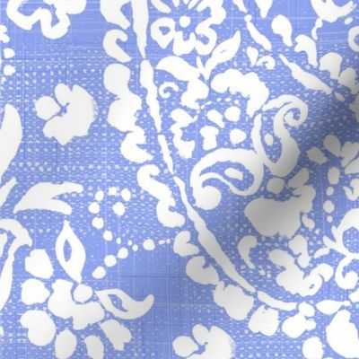 Isabella Paisley  Boho -Periwinkle