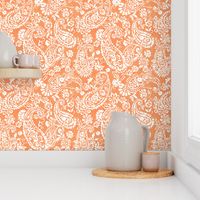 Isabella Paisley  Boho -Orange