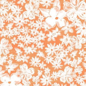 Ditsy Bouquet-Orange