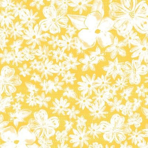 Ditsy Bouquet-Yellow