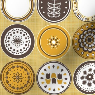 A Retro Plateful of Patterns