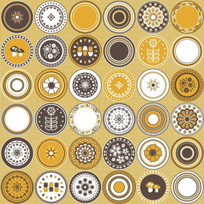 A Retro Plateful of Patterns