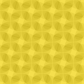 Paisleys in yellow, luminised