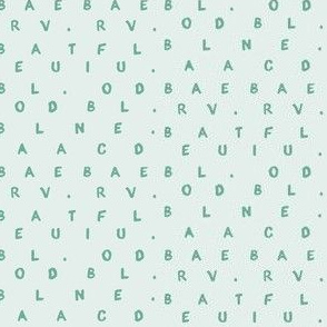 Brave. Beautiful. Bold. Balanced. - Mint & Green