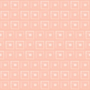 Watercolor Squares - Pink, Blush and White
