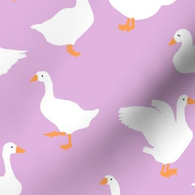 Gooses, Gooses, Geeses- Lilac