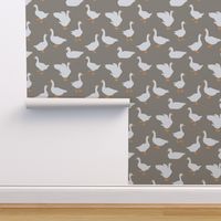 Gooses, Gooses, Geeses- Slate Grey