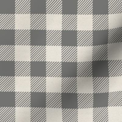 Buffalo Check-Warm Grey On Parchment-M