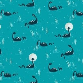 Loch Ness Swim in Sky by Liz Conley