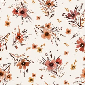 Josephine - rustic, florals, flowers - wild flower