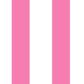 Cabana Stripe in Think Pink